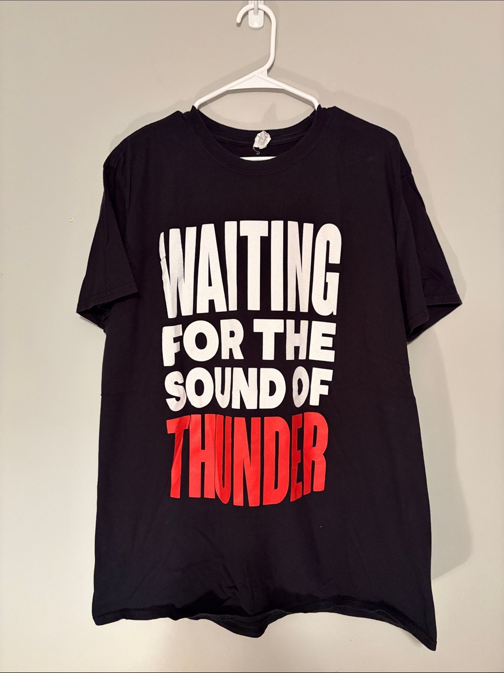 Black Duran Duran Graphic Tee "Waiting for the Sound of Thunder"